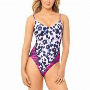 Nwt Salt + Cove Leopard Tie Dye One Piece Swimsuit - size M